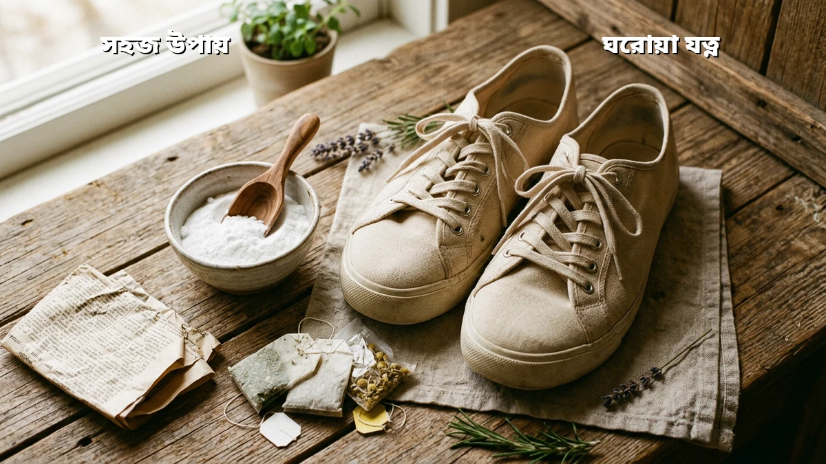 ব্যস্তদের জুতার দুর্গন্ধ দূর করার সহজ উপায়