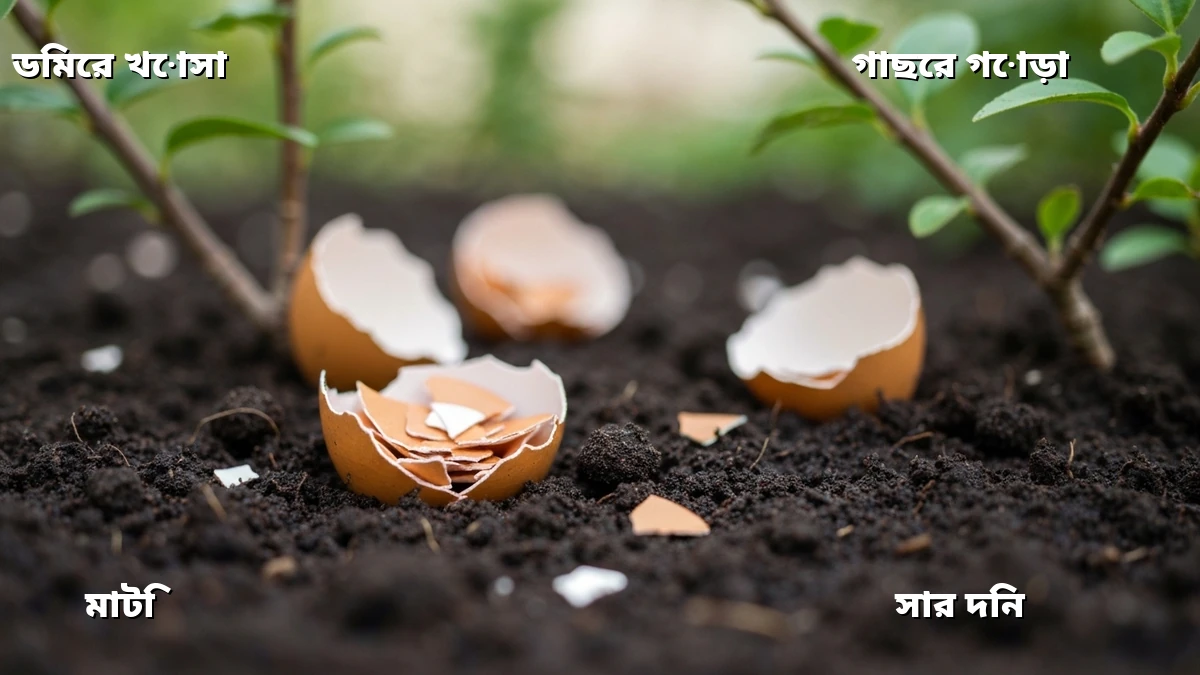 ডিমের খোসা দিয়ে ঘরোয়া সার তৈরি করুন