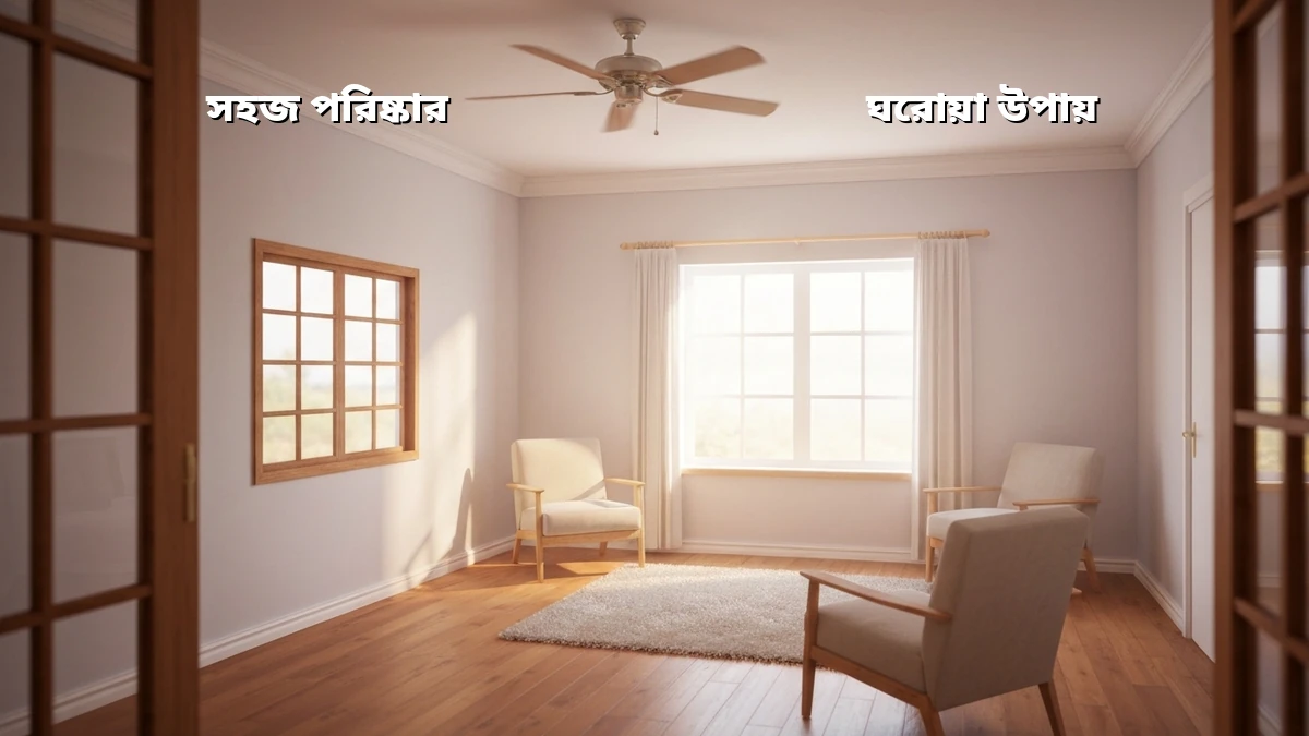 কম আয়ের মানুষের জন্য! কম খরচে ঘরের ফ্যান পরিষ্কার রাখার সহজ কৌশল