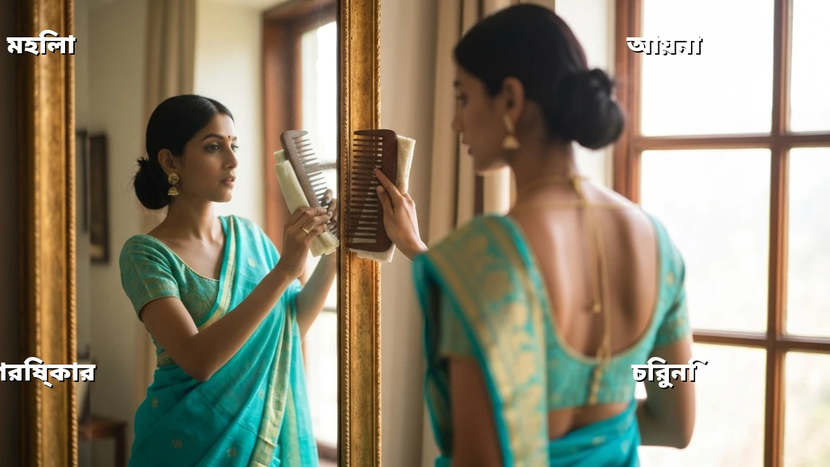 পুরোনো চিরুনি দিয়ে আয়না পরিষ্কারের সহজ উপায়