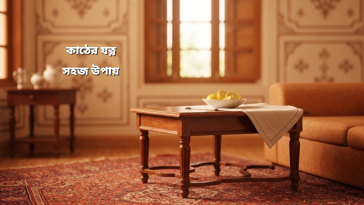 ব্যস্ত গৃহিণীদের জন্য কম খরচে ঘরের কাঠের আসবাবপত্র চকচকে রাখার সহজ উপায়