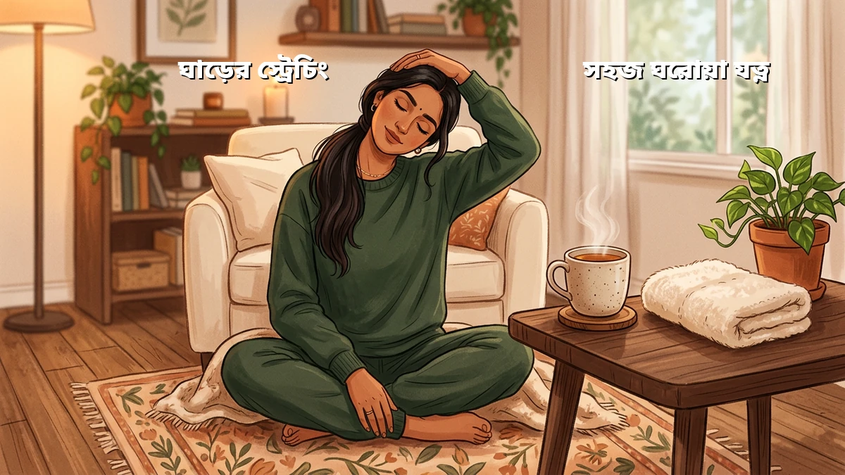ব্যস্তদের ৫ মিনিটে ঘাড়ের ক্লান্তি কমানোর সহজ উপায়