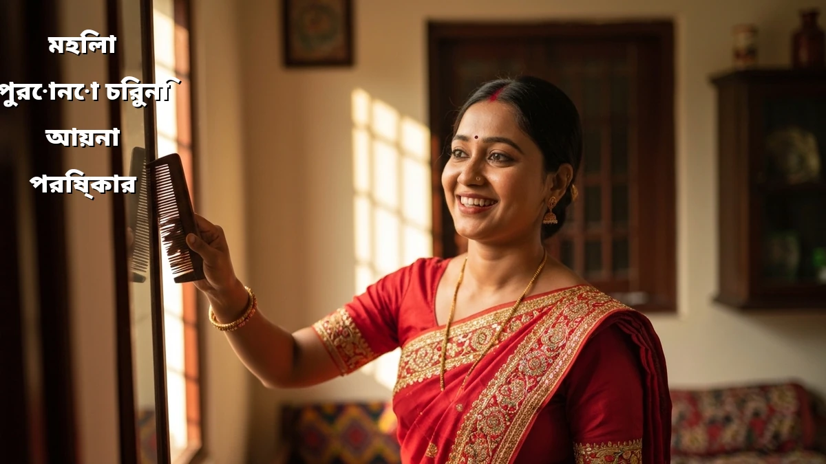 পুরোনো চিরুনি দিয়ে আয়না পরিষ্কারের সহজ উপায়
