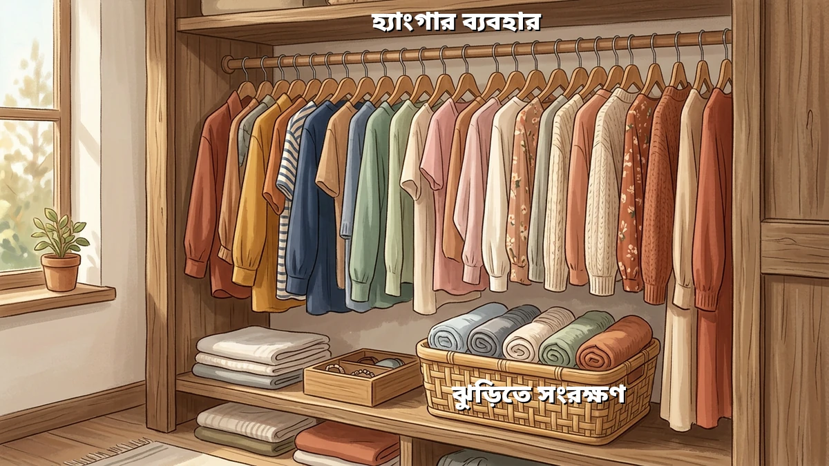 ভাঁজ ছাড়া কাপড় গোছানোর সহজ উপায়! ব্যস্ত মানুষের সময় বাঁচান