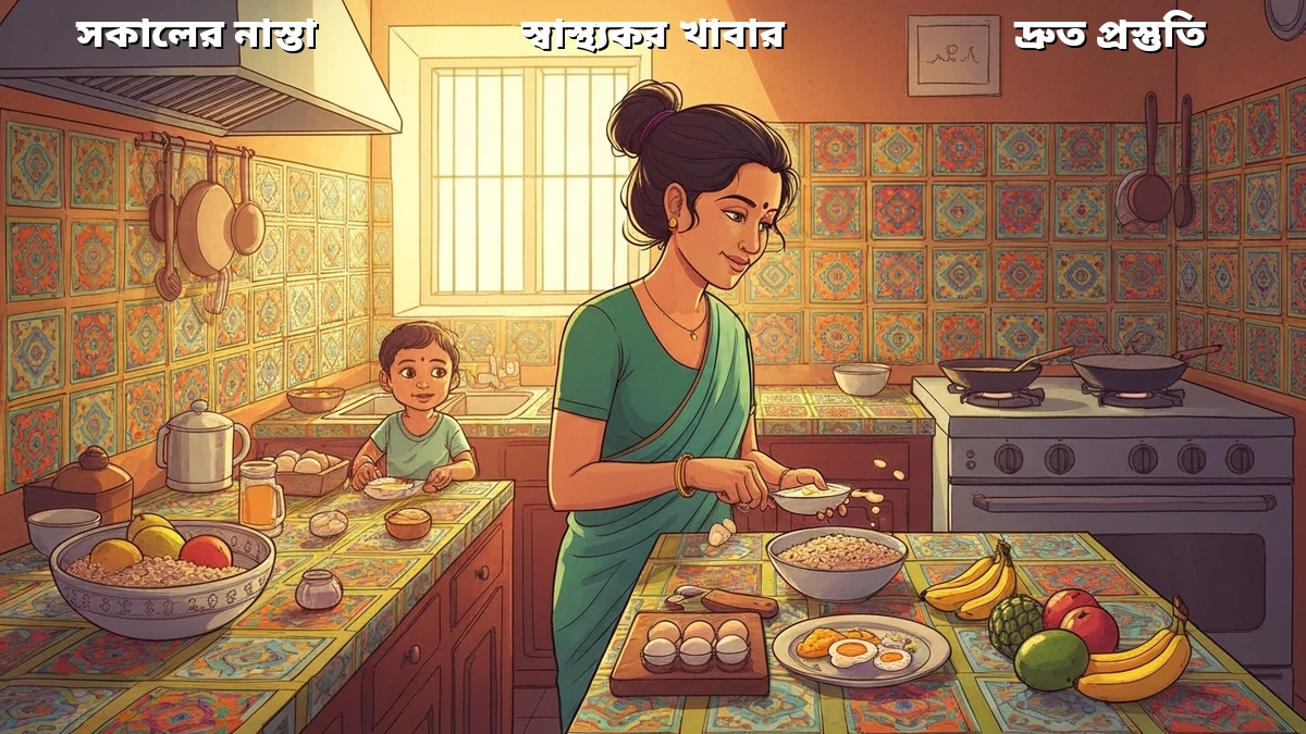 ব্যস্ত সকালে সময় বাঁচিয়ে স্বাস্থ্যকর নাস্তা: নীলার সহজ কৌশল