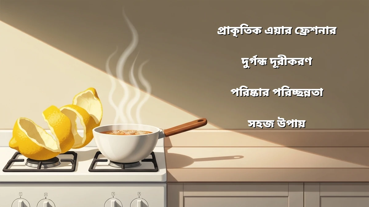 ব্যস্ত গৃহিণীদের জন্য! লেবুর খোসা দিয়ে ঘর সতেজ রাখার সহজ উপায়
