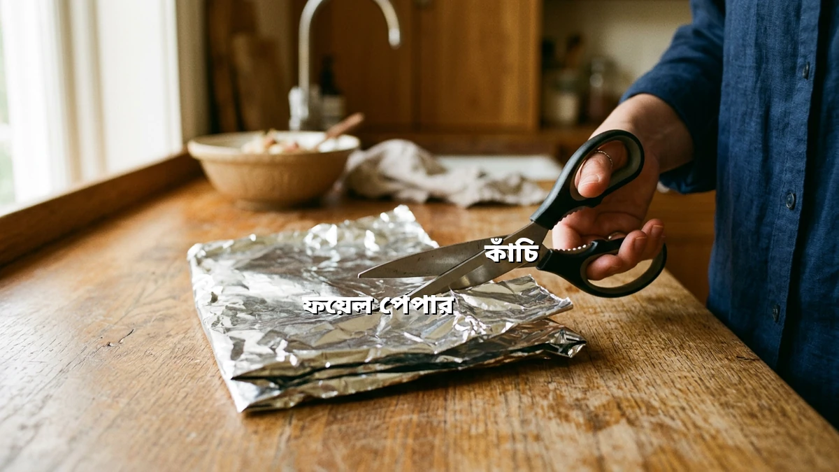 ফয়েলে ভোঁতা কাঁচি ধারালো করার সহজ উপায়